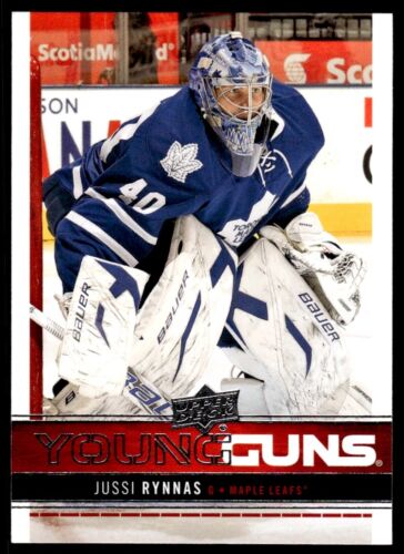 2012-13 Upper Deck Young Guns Jussi Rynnas Rookie Toronto Maple Leafs #249